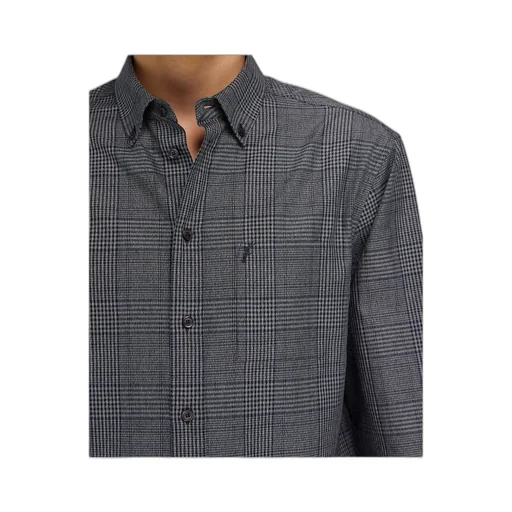 Ferragamo Embroidered Checked Oxford Shirt