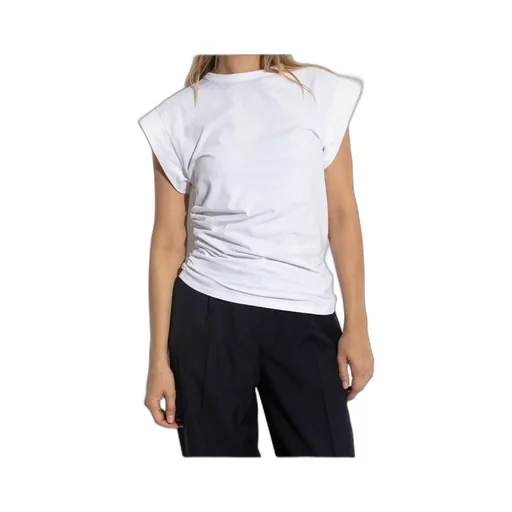 Ruched-Detail Short-Sleeve T-Shirt