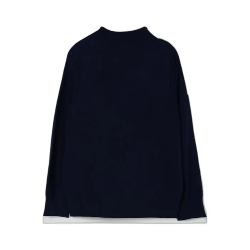 Emporio Armani Kids Logo Motif Zipped Cardigan