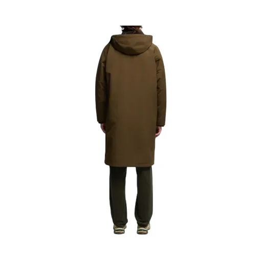 Aspesi Corduroy-Collar Hooded Coat