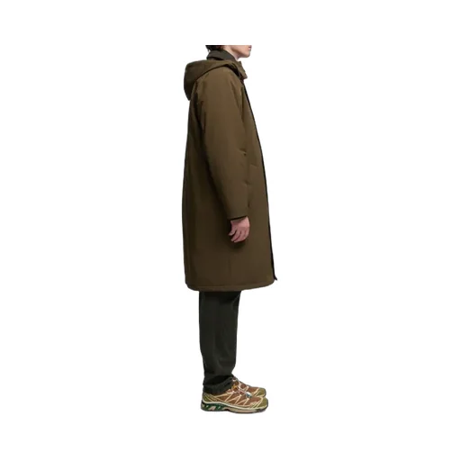 Aspesi Corduroy-Collar Hooded Coat