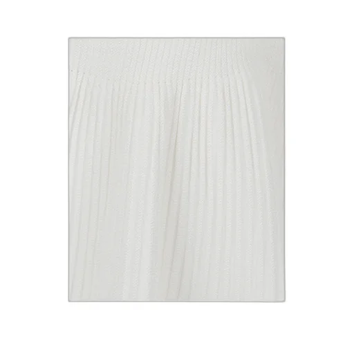 Sleeveless Flared Openwork Knit Dress