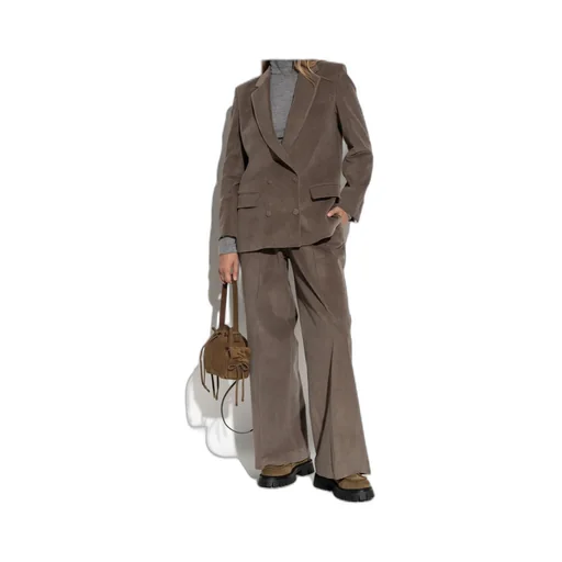 Double-Breasted Corduroy Jacket