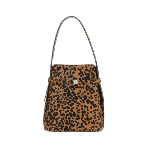 TotÊMe Leopard Printed Open Top Shoulder Bag