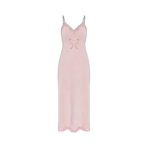 Loveshackfancy Manuela Lace-Trim Midi Dress