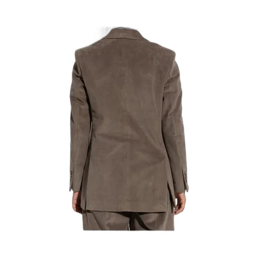 Double-Breasted Corduroy Jacket