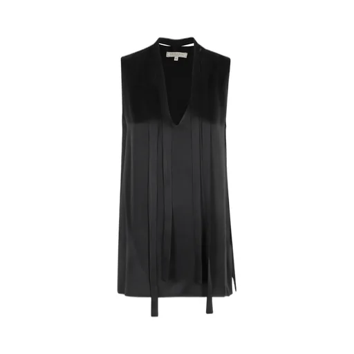 Ribbon-Detailing Blouse