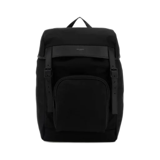 Saint Laurent Foldover Top City Backpack