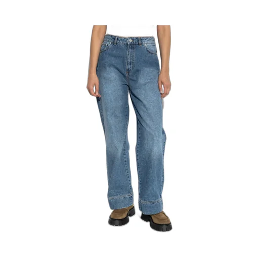 Naoko Cuffed Wide-Leg Jeans
