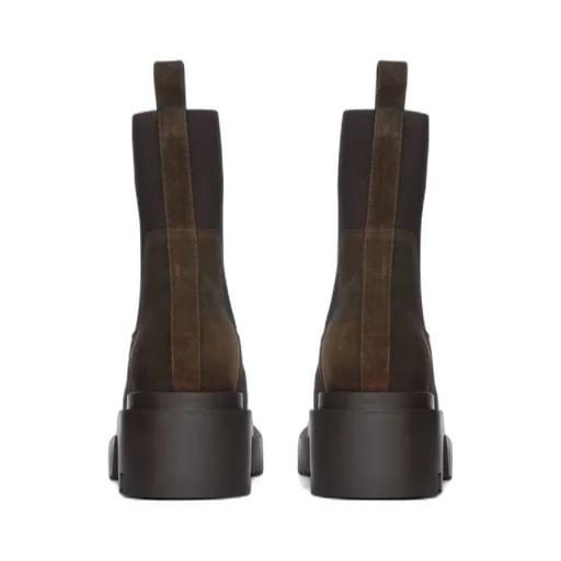 Rick Owens Beatle Bogun Block Heel Chelsea Boots