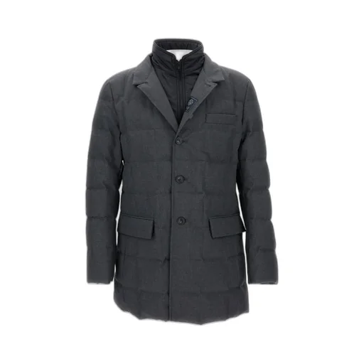 Fay Quilted Button-Up Jacket