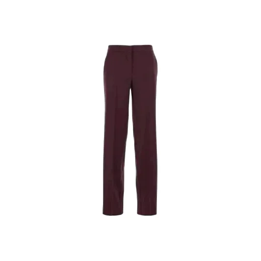 Twinset High-Waist Logo Plaque Pants