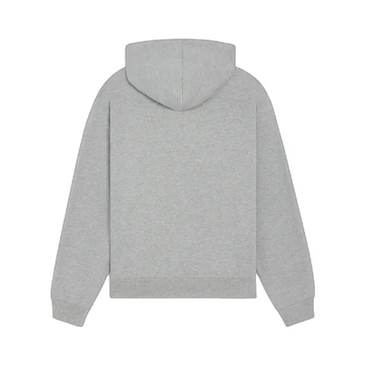 Loose Zip Up Hoodie In Cotton Fleece