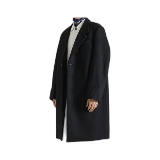 Coat In Wool And Cashmere