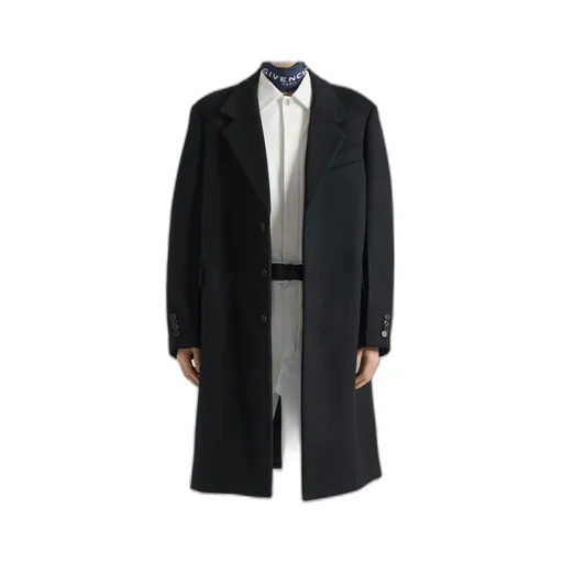 Coat In Wool And Cashmere