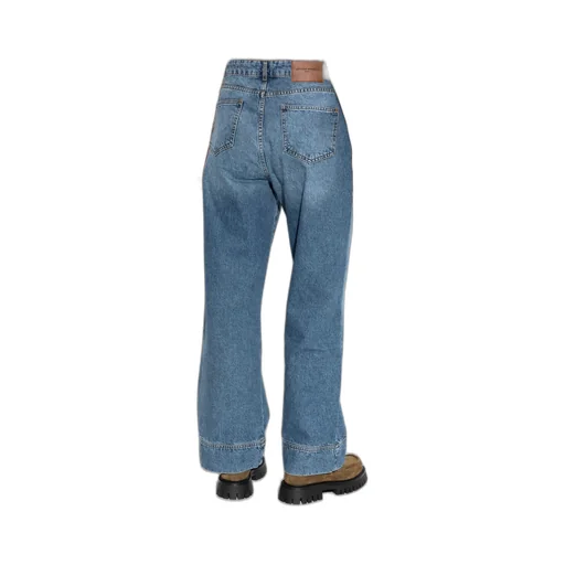 Naoko Cuffed Wide-Leg Jeans