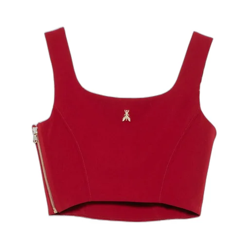 Seamed-Panel Zip-Fastening Top