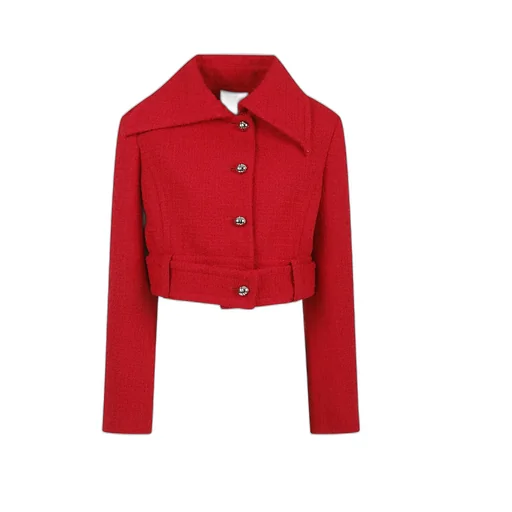 Patou Cropped Buttoned Jacket