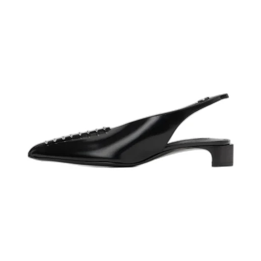 Jil Sander Pearl-Detail Slingback Pumps