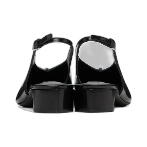 Jil Sander Pearl-Detail Slingback Pumps