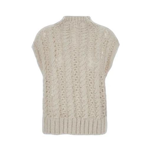 Antonelli Cable-Knit Sleeveless Vest