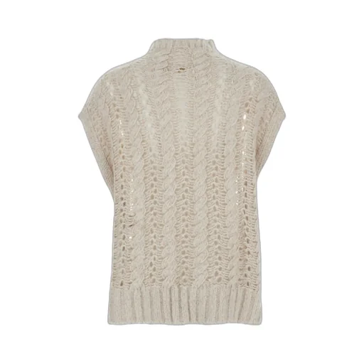 Antonelli Cable-Knit Sleeveless Vest