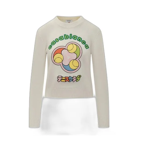 Logo Long Sleeve Knit Sweater