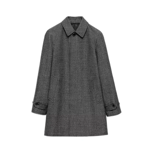 Prada Long-Sleeved Button-Up Coat