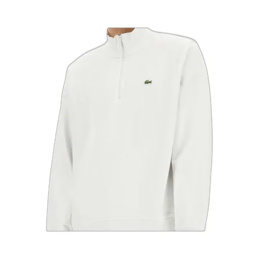 Lacoste Logo Patch Three-Quarter Zip Sweatshirt