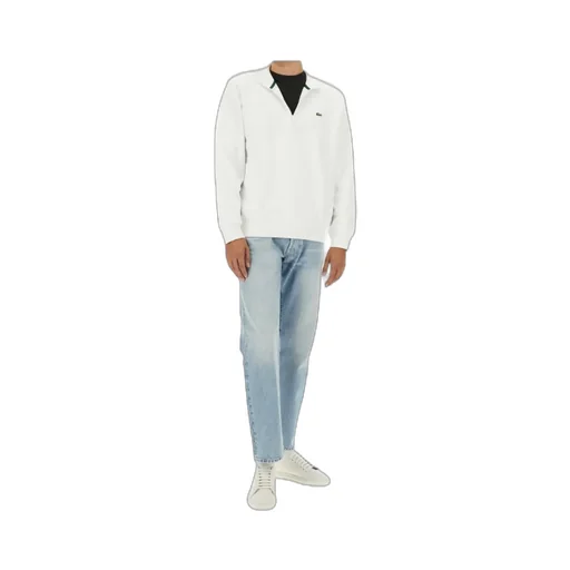 Lacoste Logo Patch Three-Quarter Zip Sweatshirt