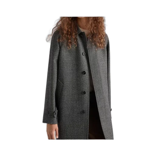 Prada Long-Sleeved Button-Up Coat