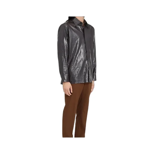 Mm6 Maison Margiela Shiny Coated Shirt