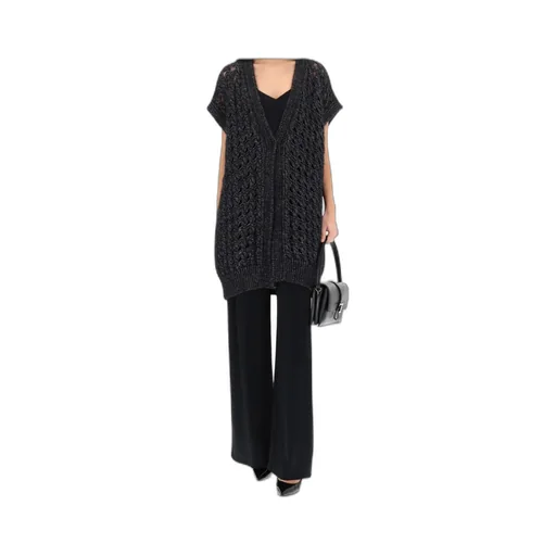 Herno Sleeveless Knitted Cardigan