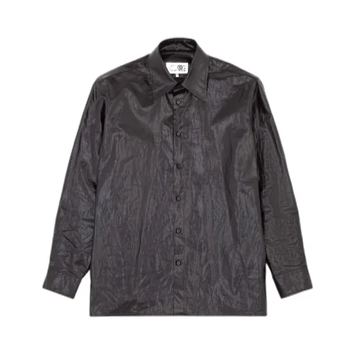 Mm6 Maison Margiela Shiny Coated Shirt