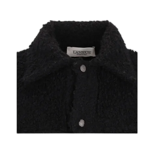 Textured Button-Fastening Shirt Jacket