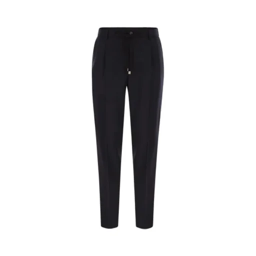 Peserico Drawstring Virgin Wool Pants