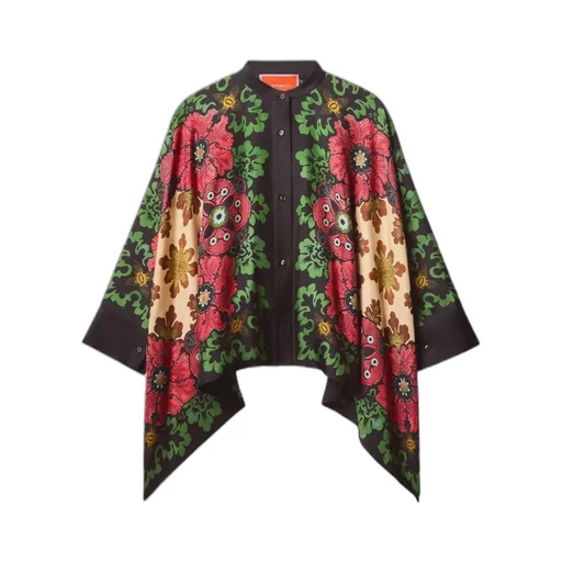 La Doublej Foulard Silk Coat