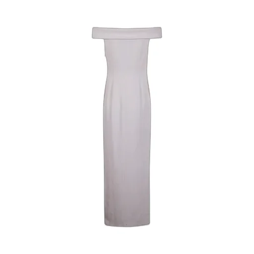 Lauren Ralph Lauren Off-Shoulder Fitted Bodice Maxi Dress