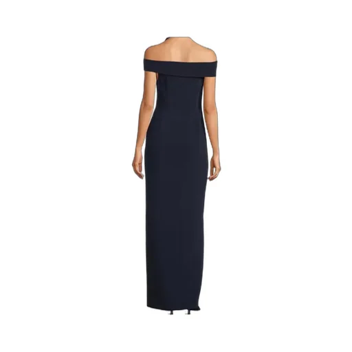 Lauren Ralph Lauren Off-Shoulder Fitted Bodice Maxi Dress