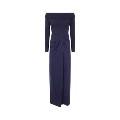 Lauren Ralph Lauren Long Sleeved Off-Shoulder Dress
