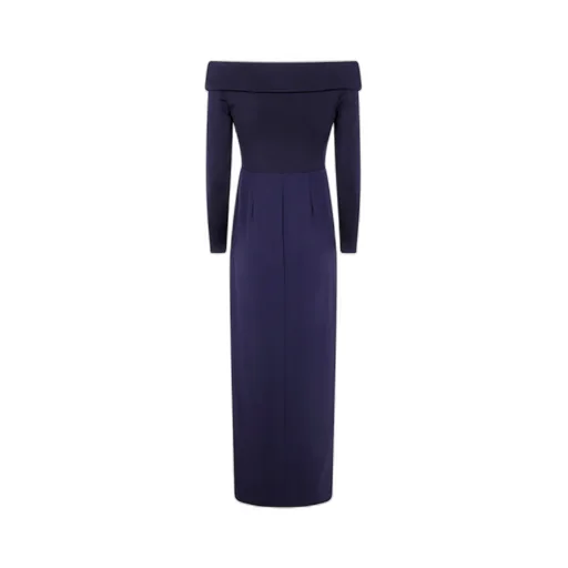 Lauren Ralph Lauren Long Sleeved Off-Shoulder Dress