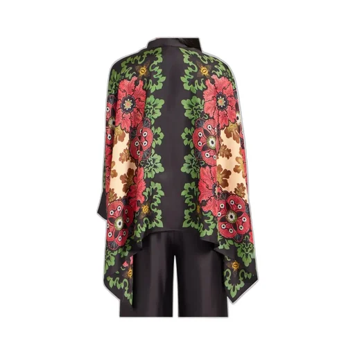 La Doublej Foulard Silk Coat
