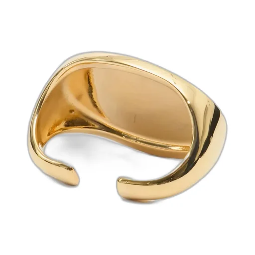 Oval-Plaque Ring