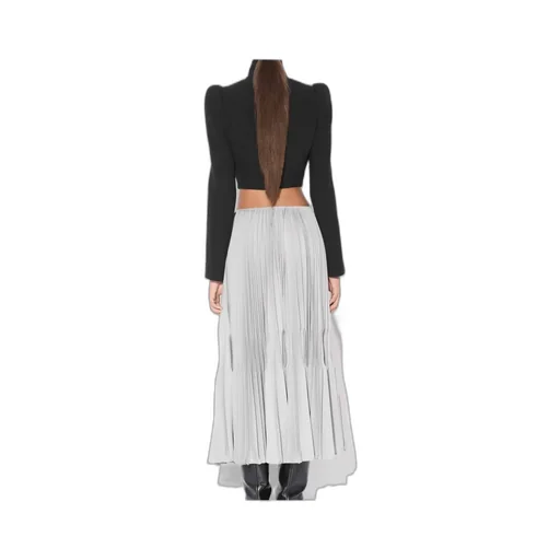 Wool High Neck Jacket