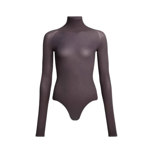 Alaa High Neck Second Skin Knit Bodysuit
