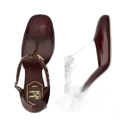 Tres Vivier Mary Jane Pumps