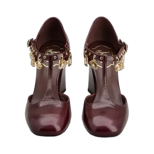 Tres Vivier Mary Jane Pumps