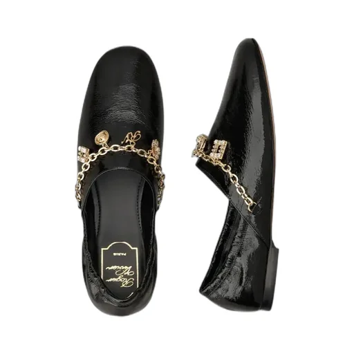Slippers In Patent Leather