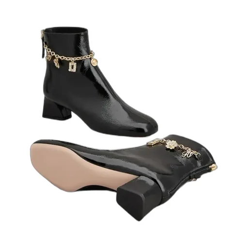 Tres Vivier Ankle Boots