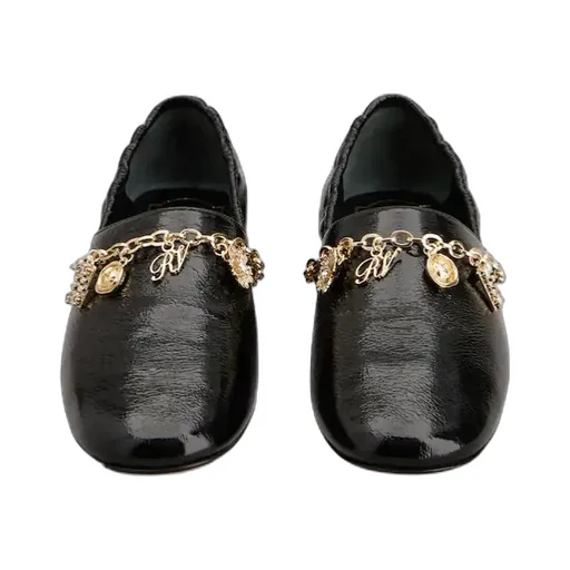 Slippers In Patent Leather